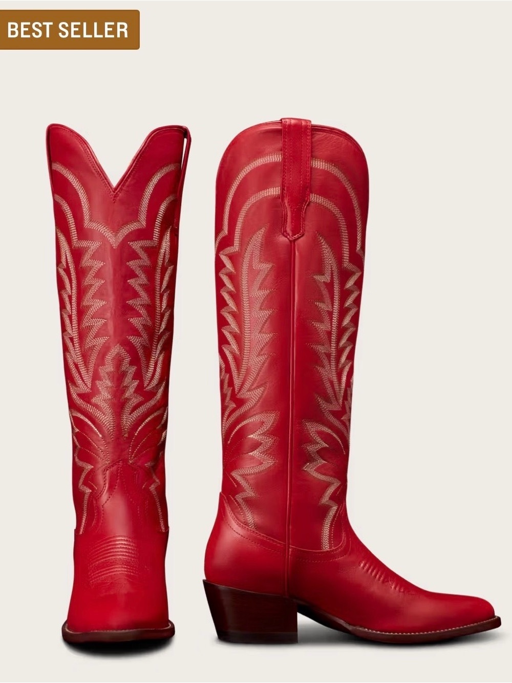NWT Tecovas The Abby Crimson Red Cowgirl Boots